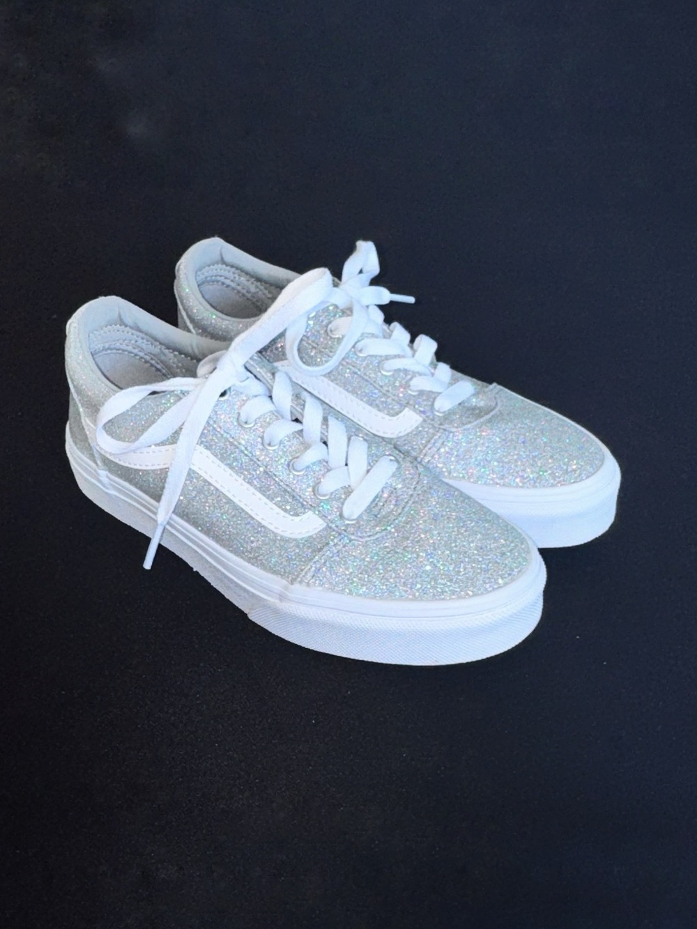 Girls Vans Party Glitter